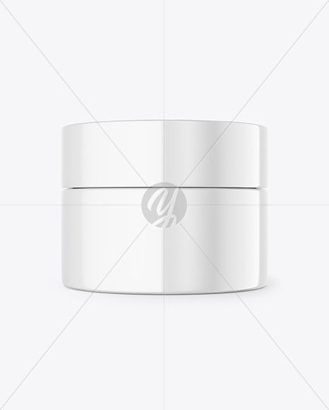 Plastic Cosmetic Jar Mockup