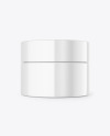 Plastic Cosmetic Jar Mockup