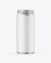 440ml Matte Drink Can w/ Foil Lid Mockup