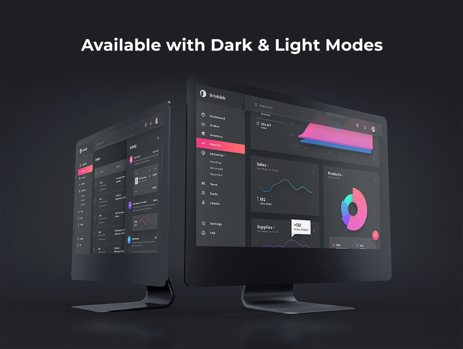 Brinhildr - SaaS & Dashboard Web UI Kit Brinhildr - SaaS & Dashboard Web UI Kit
