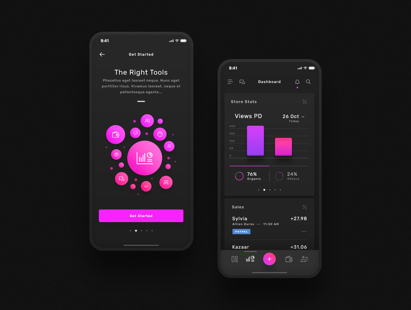 Violett - SaaS & Dashboard App UI Kit Violett - SaaS & Dashboard App UI Kit