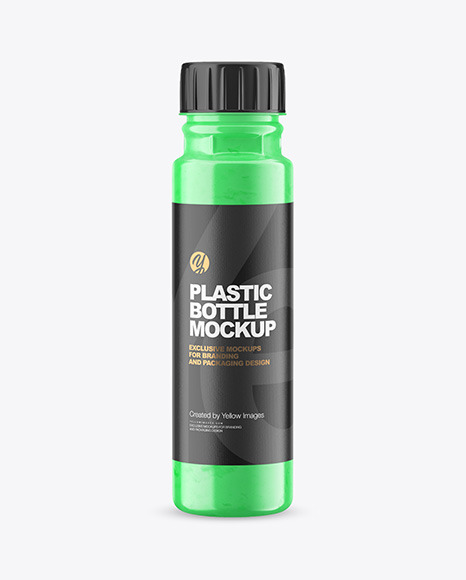 250ml Acrylic Paint Bottle Mockup