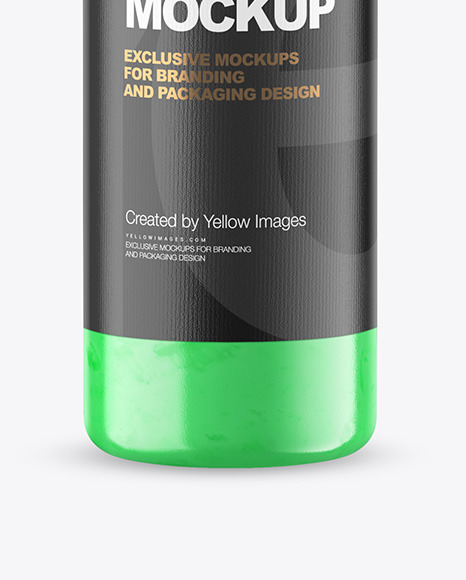 250ml Acrylic Paint Bottle Mockup