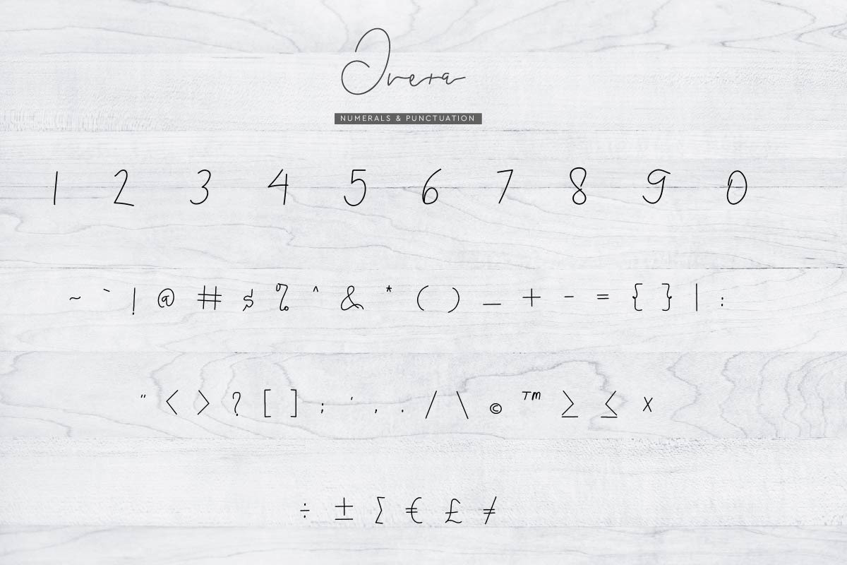 Overa Signature Font Overa Signature Font