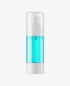 Color Plastic Airless Pump Bottle Mockup Color Plastic Airless Pump Bottle Mockup