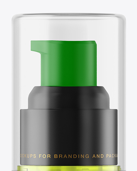 Color Plastic Airless Pump Bottle Mockup Color Plastic Airless Pump Bottle Mockup