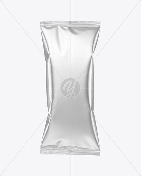 Metallic Snack Pack Mockup - Front View