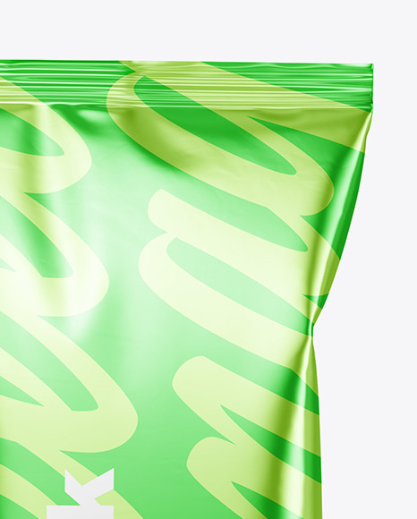 Metallic Snack Pack Mockup - Front View