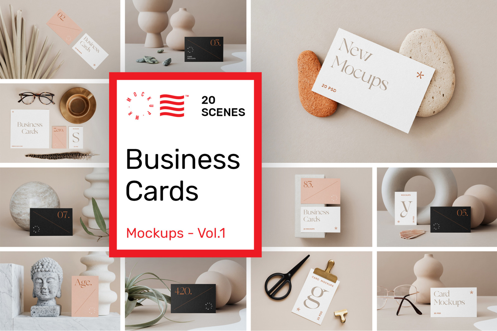 Business Card Mockups Vol.1