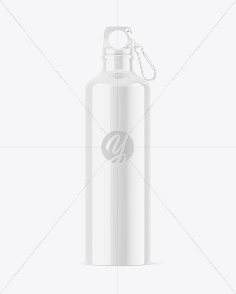 Glossy Sport Bottle Mockup