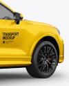 Luxury Crossover SUV - Back Half Side View