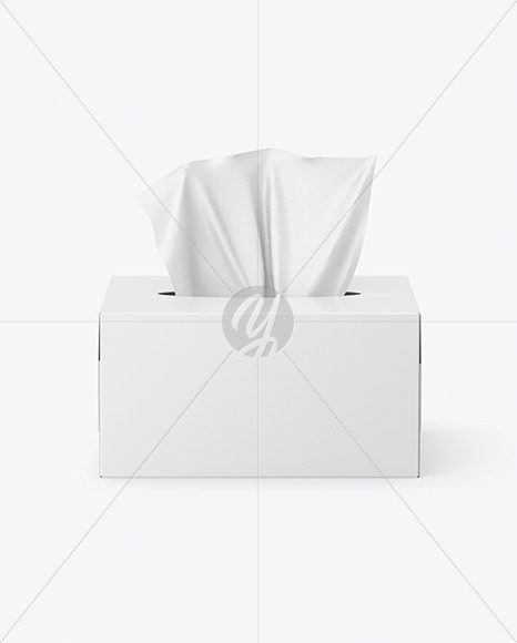 Box With Paper Wipes Mockup