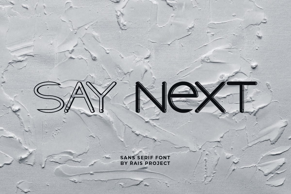 Say Next Sans Serif Font