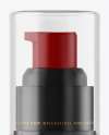 Amber Airless Pump Bottle Mockup Amber Airless Pump Bottle Mockup
