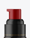 Amber Airless Pump Bottle Mockup Amber Airless Pump Bottle Mockup
