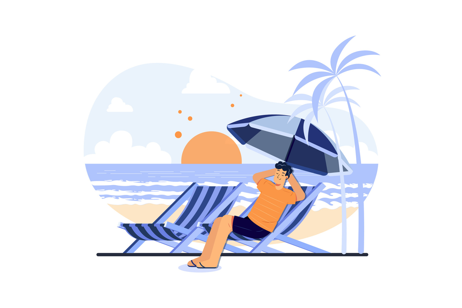 M253_ Travel Vacation Illustrations M253_ Travel Vacation Illustrations