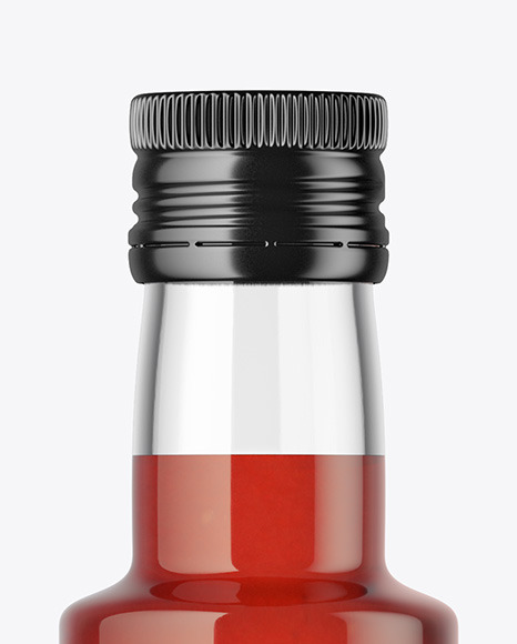 Bottle with Tomato Sauce Mockup