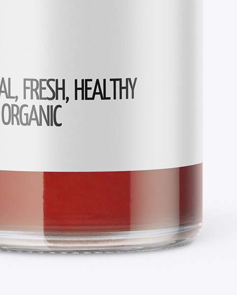 Bottle with Tomato Sauce Mockup