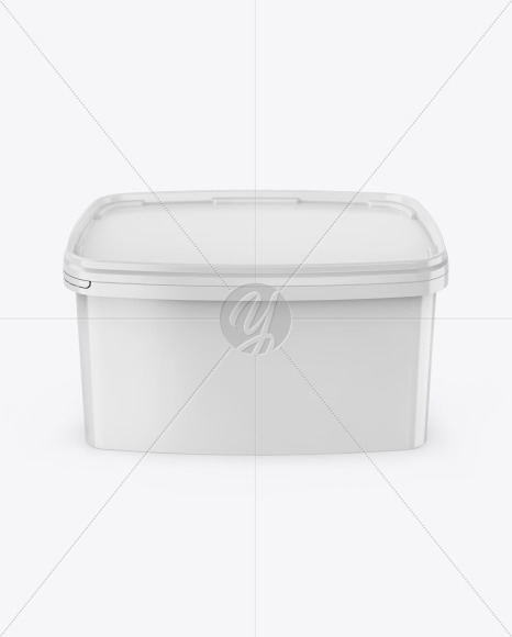 10L Glossy Paint Bucket Mockup