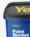 10L Glossy Paint Bucket Mockup