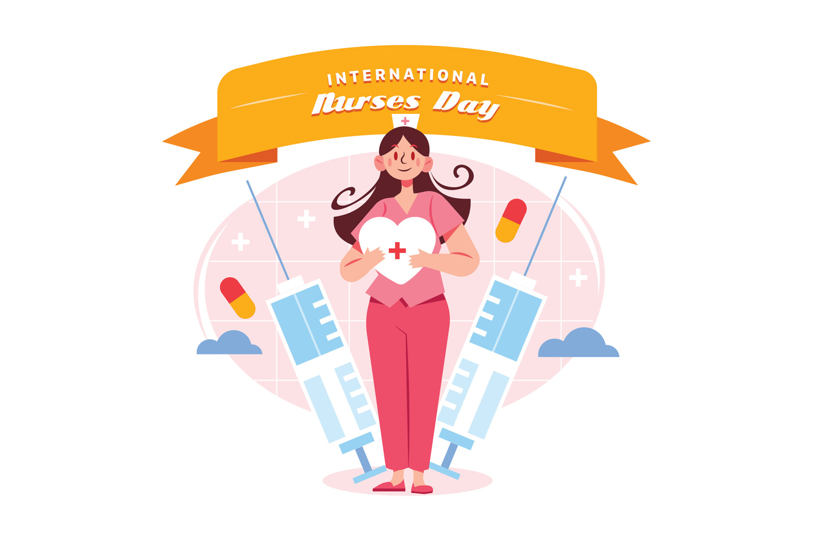 M264_ International Nurses Day Illustrations M264_ International Nurses Day Illustrations
