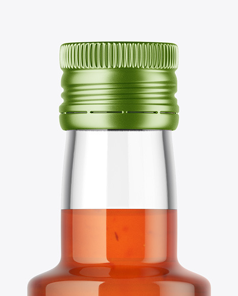 Bottle with Chilli Sauce Mockup