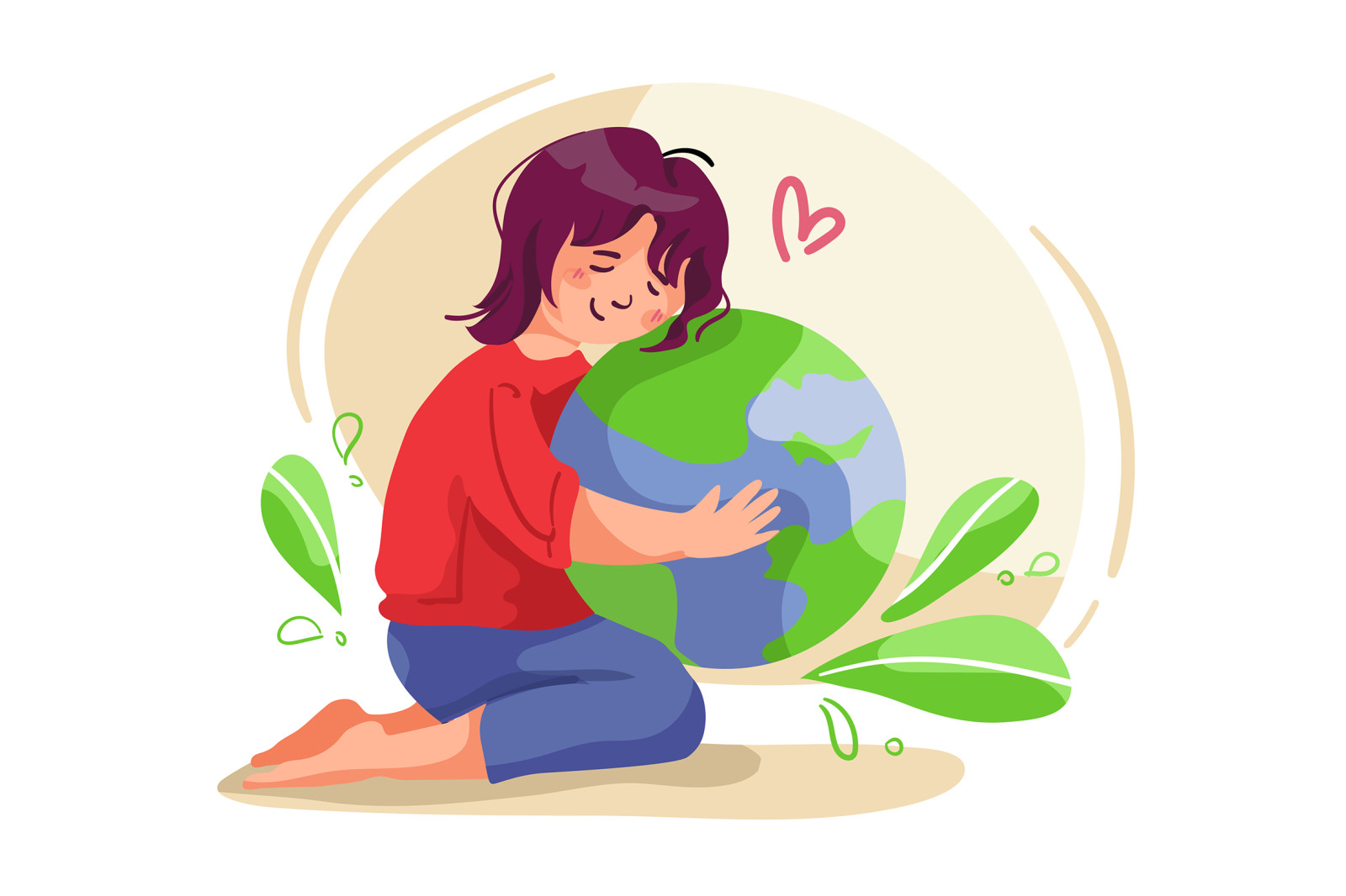 M263_ Mother Earth Day Illustrations