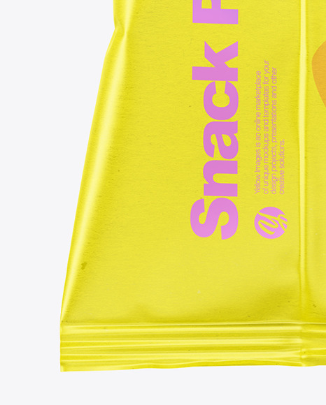 Kraft Snack Pack Mockup - Back View