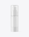 Clear Airless Pump Bottle Mockup Clear Airless Pump Bottle Mockup
