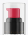 Clear Airless Pump Bottle Mockup Clear Airless Pump Bottle Mockup