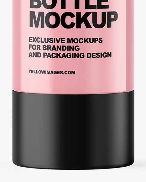 Clear Airless Pump Bottle Mockup Clear Airless Pump Bottle Mockup