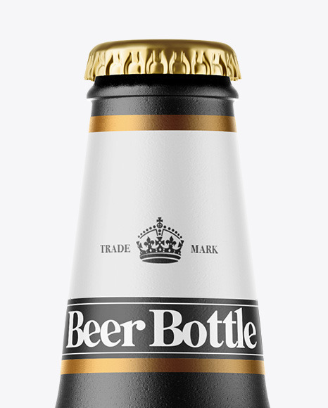 Ceramic Beer Bottle Mockup