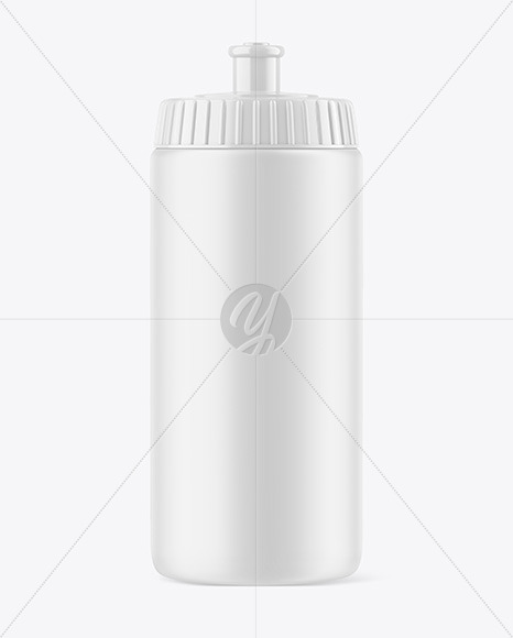 500ml Matte Sport Bottle Mockup