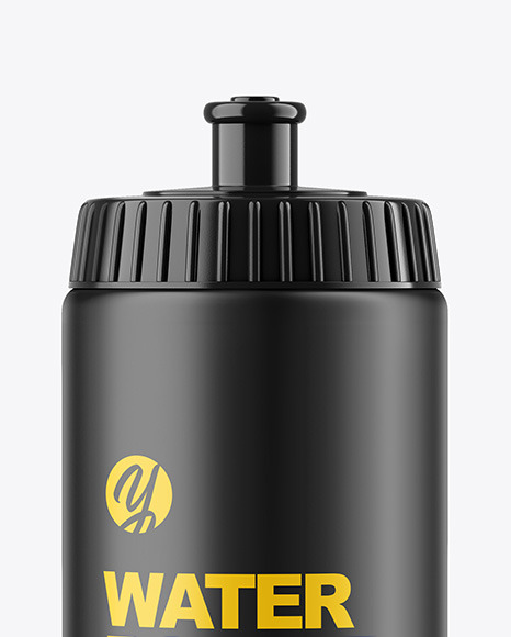 500ml Matte Sport Bottle Mockup