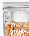 Clear Plastic Pouch w/ Almonds Mockup