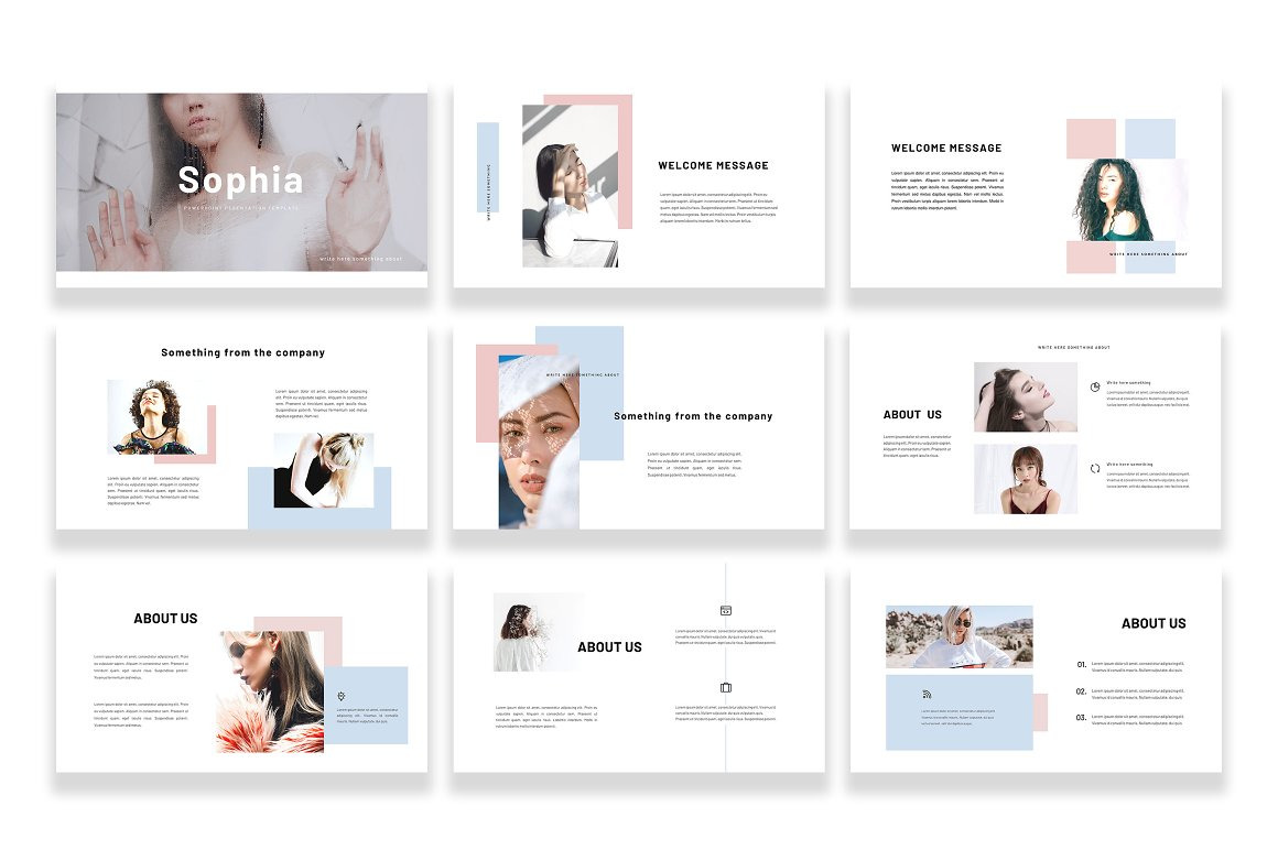 Sophia PowerPoint Template Presentations