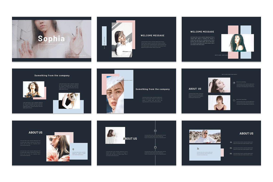 Sophia PowerPoint Template Presentations