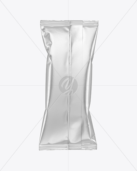 Metallic Snack Pack Mockup - Back View