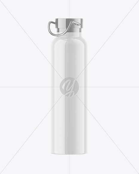 Glossy Thermo Bottle Mockup