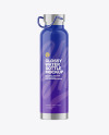 Glossy Thermo Bottle Mockup