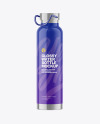 Glossy Thermo Bottle Mockup