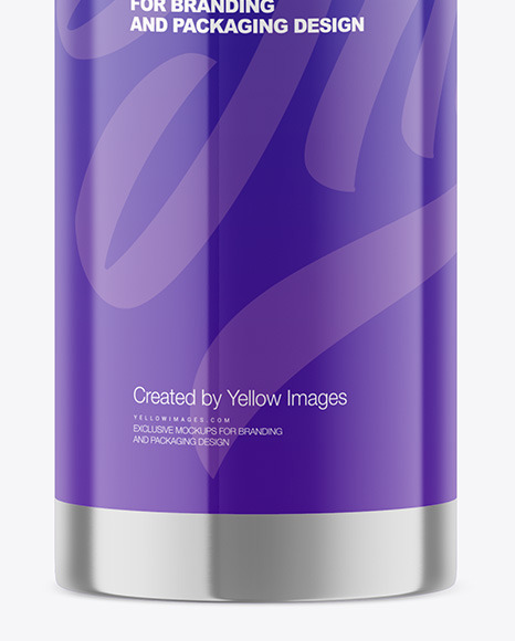 Glossy Thermo Bottle Mockup