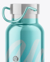 Metallic Thermo Bottle Mockup