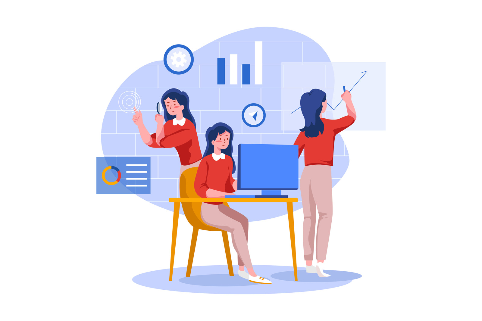 M258_ Multitasking Illustrations M258_ Multitasking Illustrations