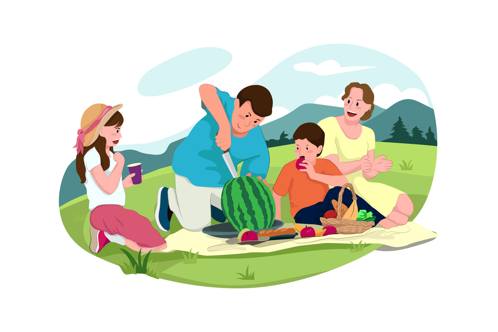 M231_ Outdoor Activities Illustrations