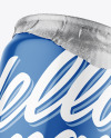 440ml Glossy Drink Can w/ Foil Lid Mockup