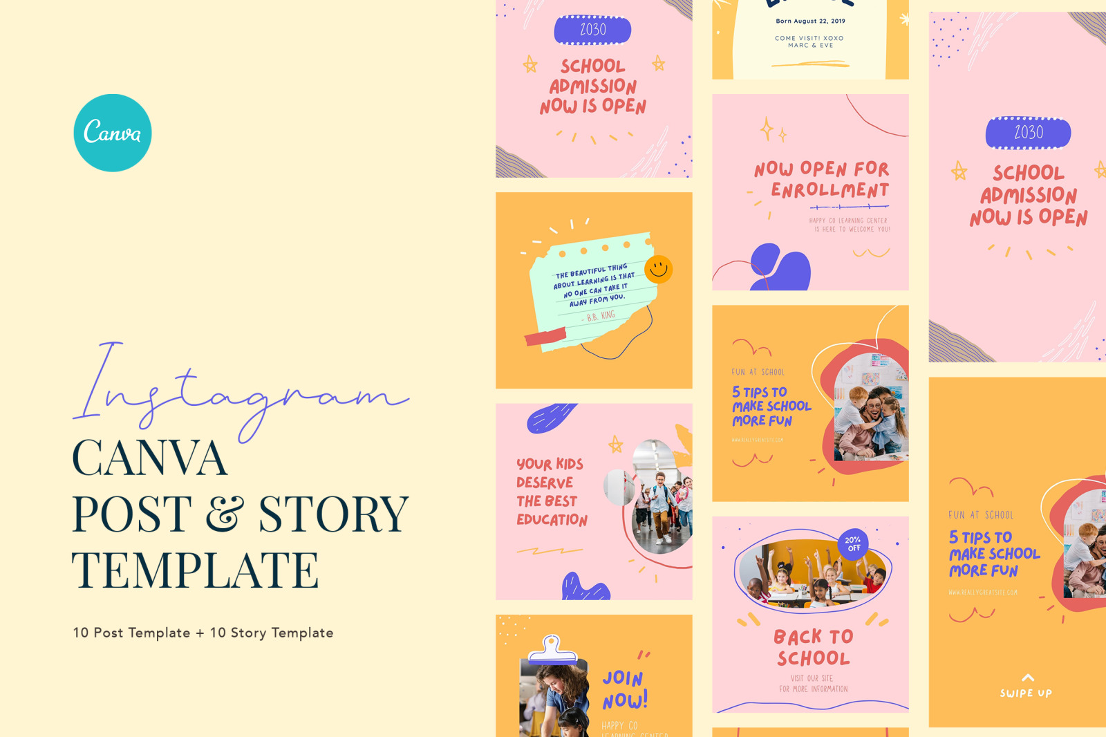 Elementary School Admission Canva