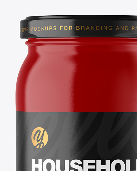 Glossy Jar Mockup