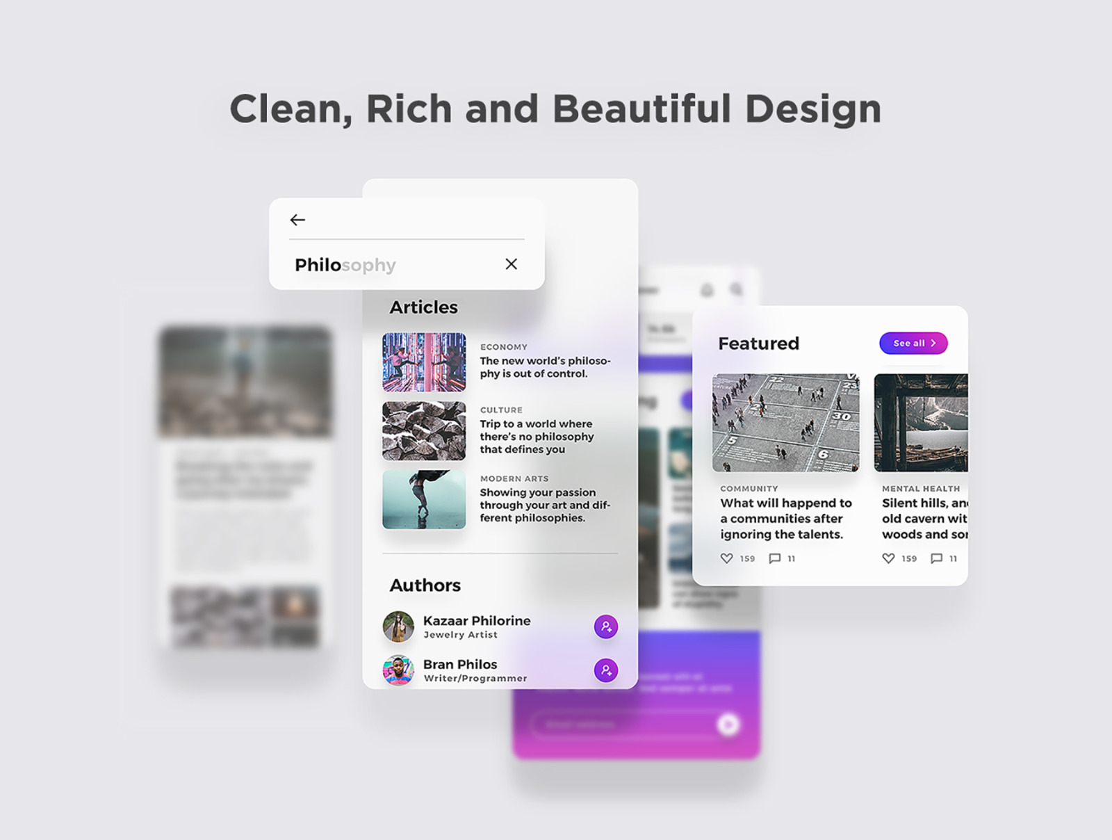 Lydia - Aesthetic Blogging App UI Kit