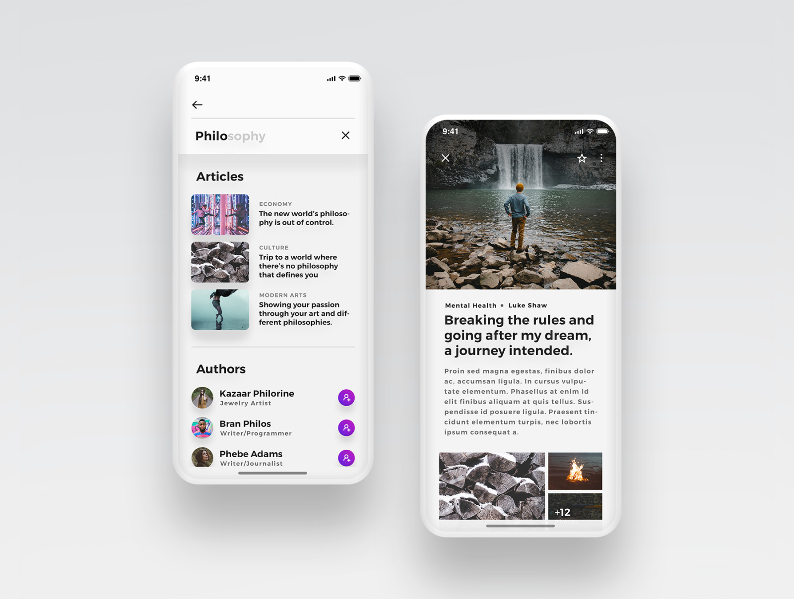 Lydia - Aesthetic Blogging App UI Kit